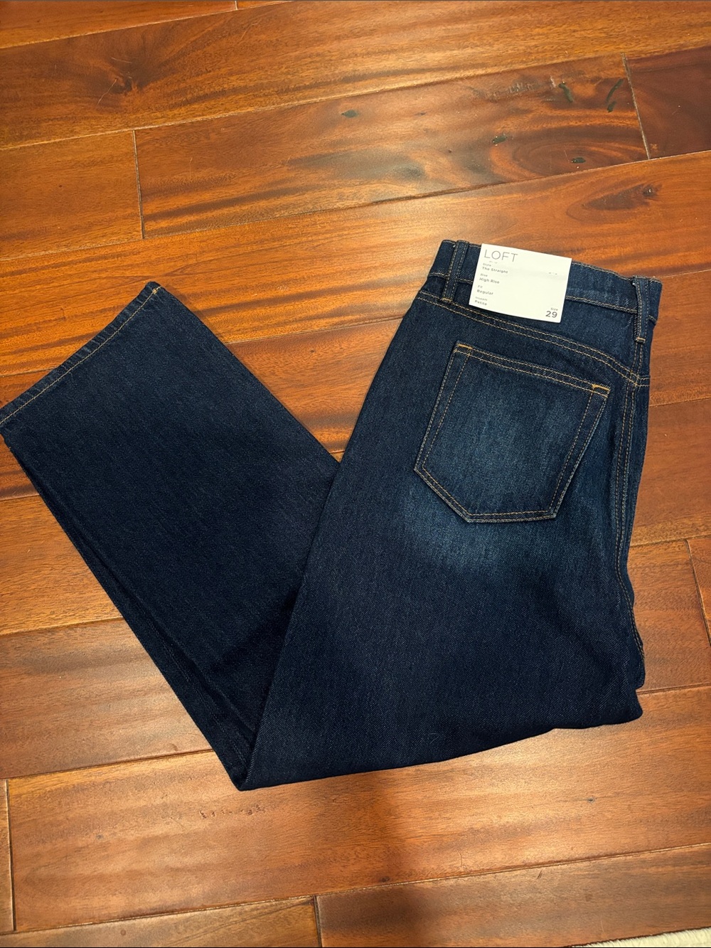 LOFT Women’s The Straight High Rise Jeans